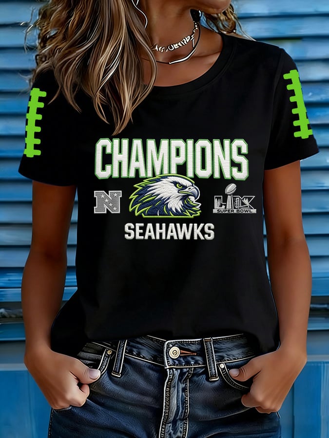 Women's Football Print T-shirt