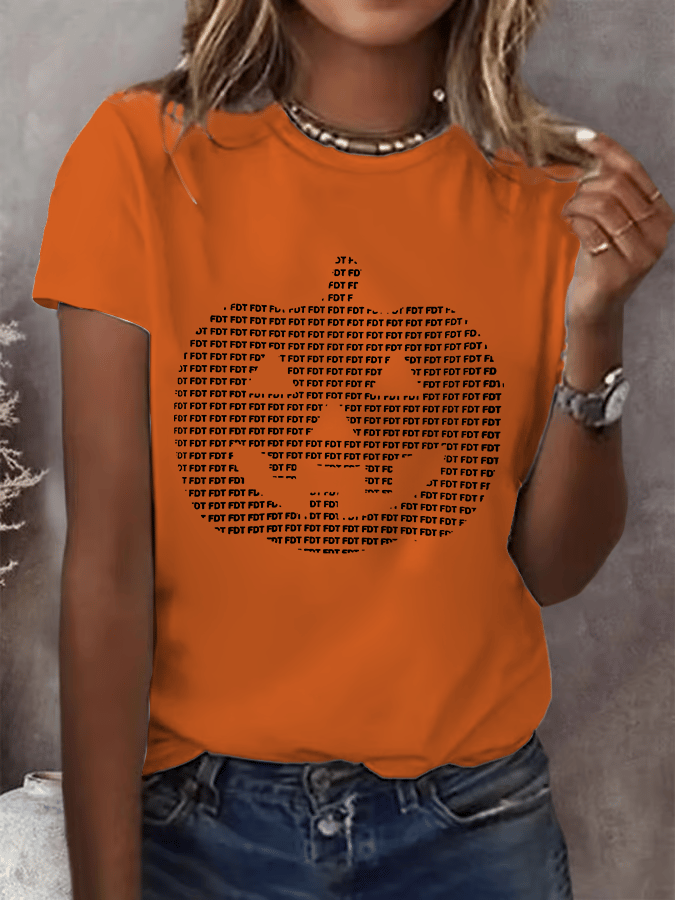 Women's pumpkin FDT  T-Shirt