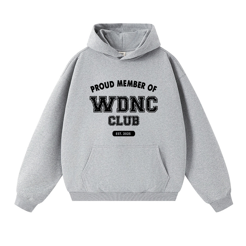 Women's We don't care about menopause perimenopause Retro Funky Print Hooded Sweatshirt