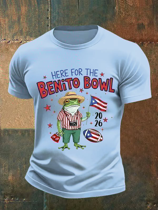 Men's  Benito Bowl Puerto Rico Football T-Shirt