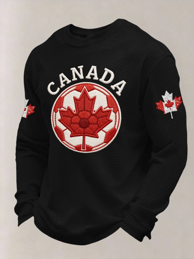 Men's Soccer Printed Casual Top