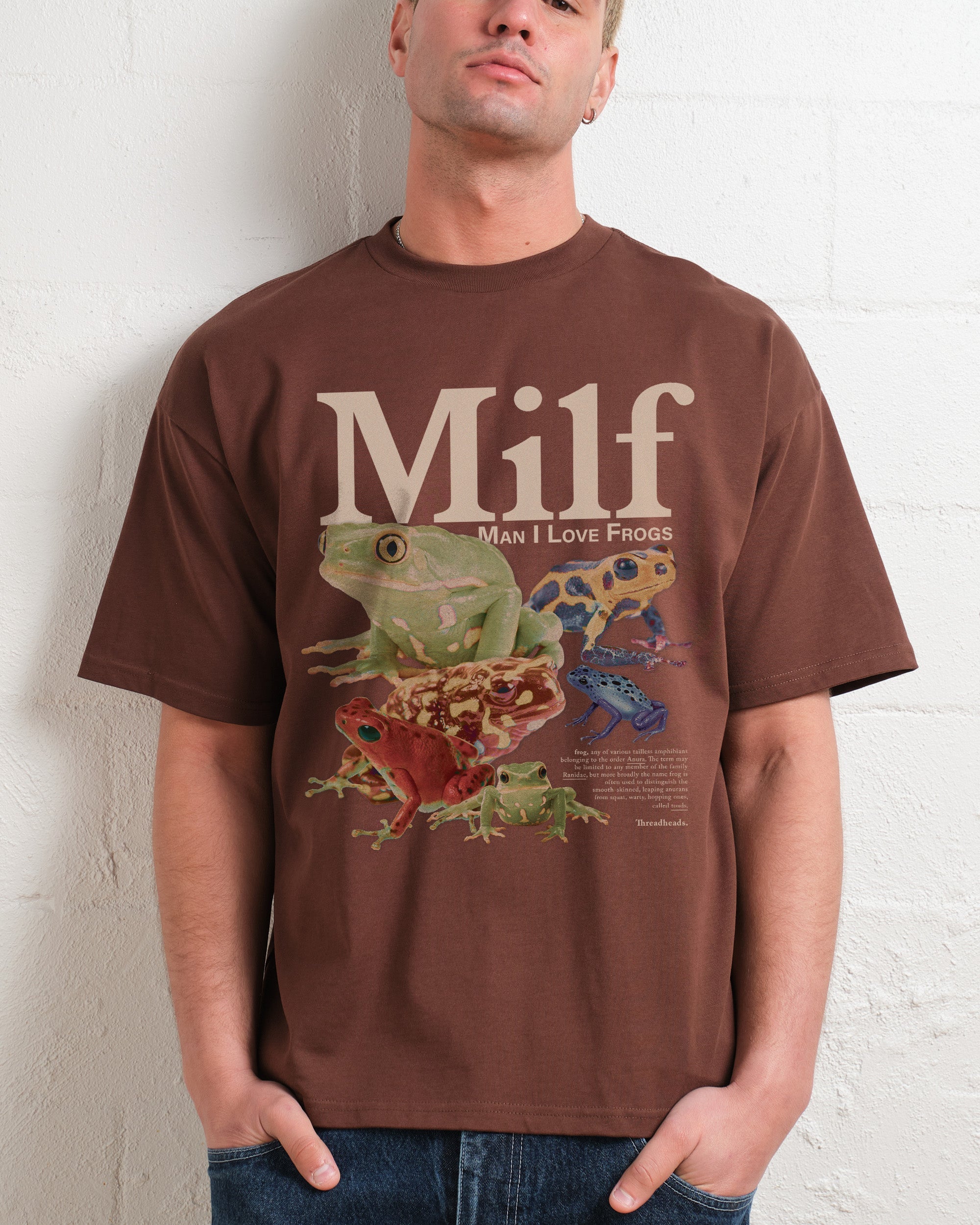 Unisex I Love Frogs Oversized Tee