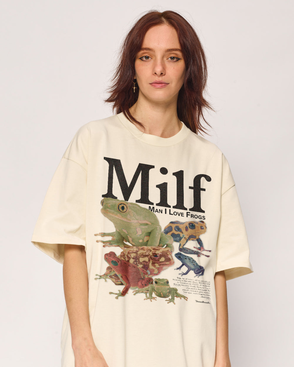 Unisex I Love Frogs Oversized Tee