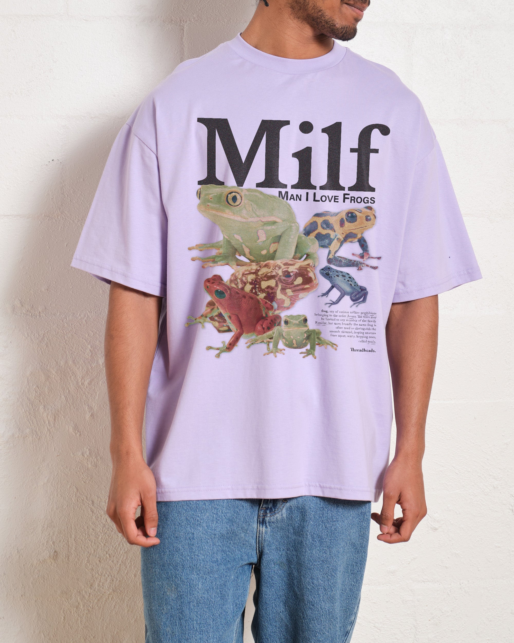 Unisex I Love Frogs Oversized Tee