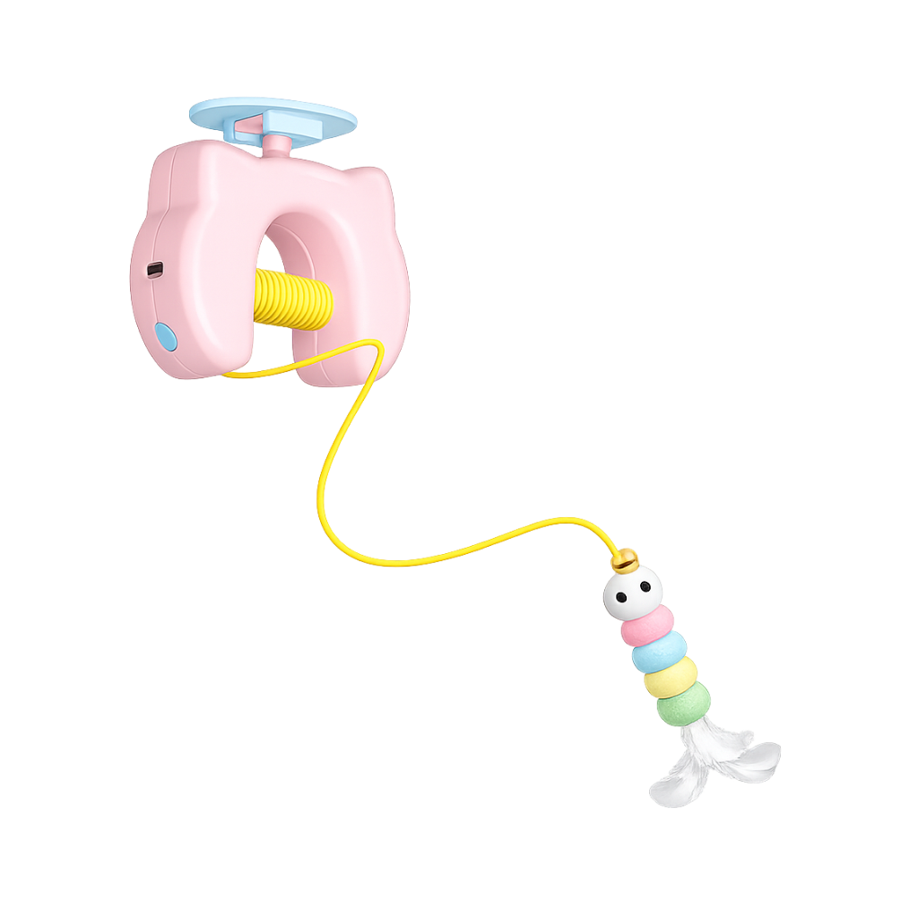 BUNGEE™  THE AUTOMATIC YO-YO TOY THAT DRIVES CATS WILD