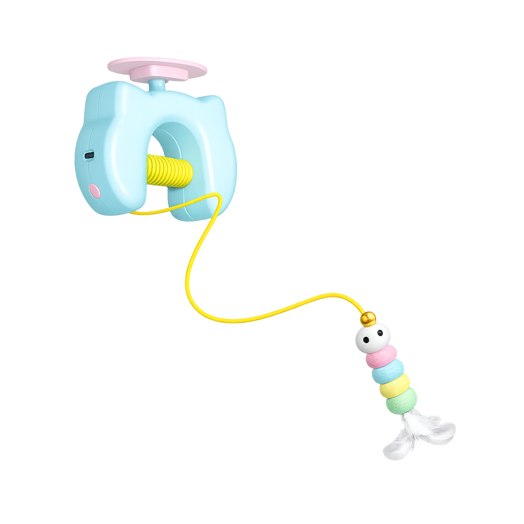 BUNGEE™  THE AUTOMATIC YO-YO TOY THAT DRIVES CATS WILD