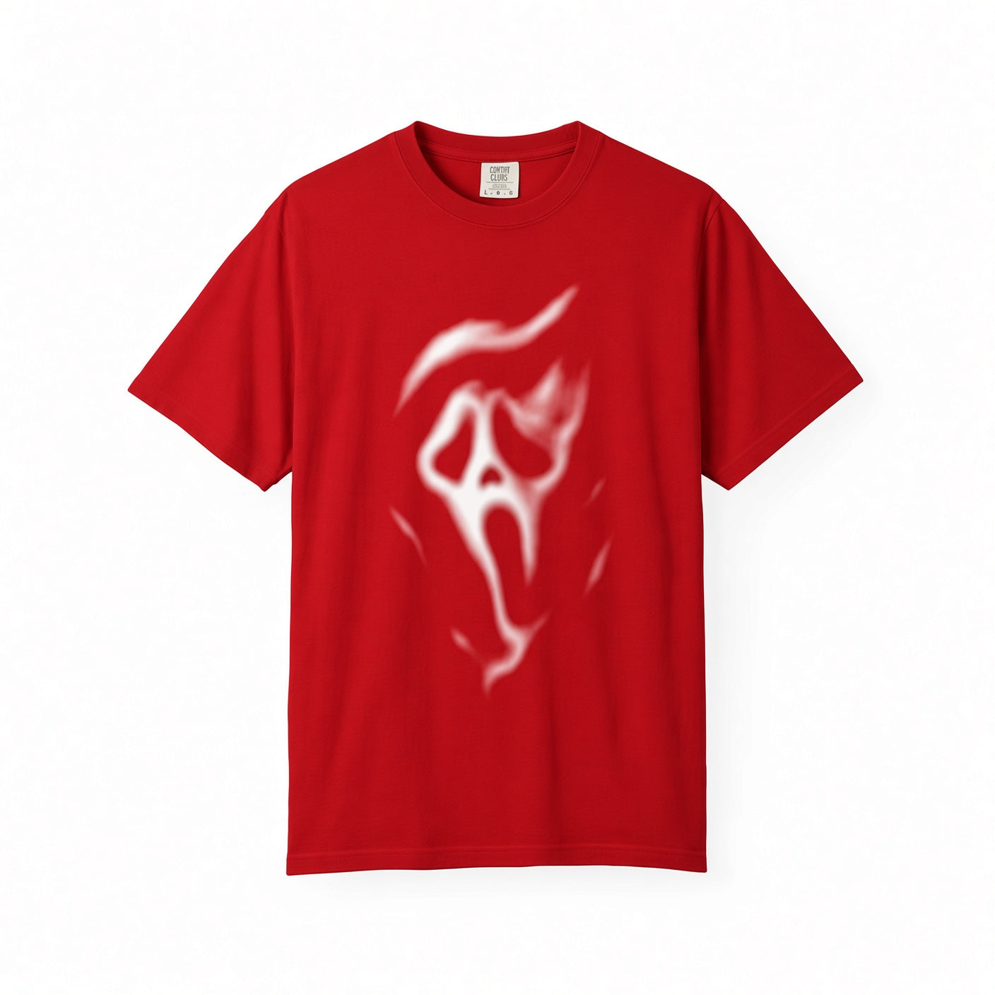Unisex Halloween Ghostface Smoke Face T-Shirt