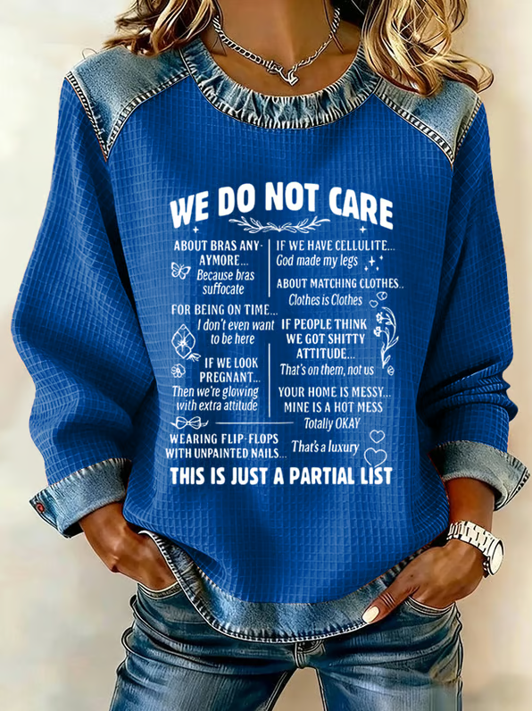 Retro Funny Proud Member Of Club We Do Not Care Menopause Perimenopause Print Sweatshirt