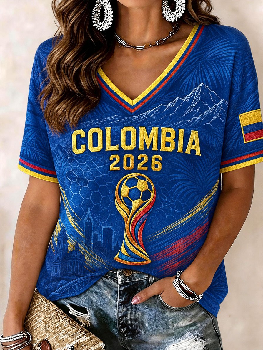 Women's Columbia V-Neck T-Shirt
