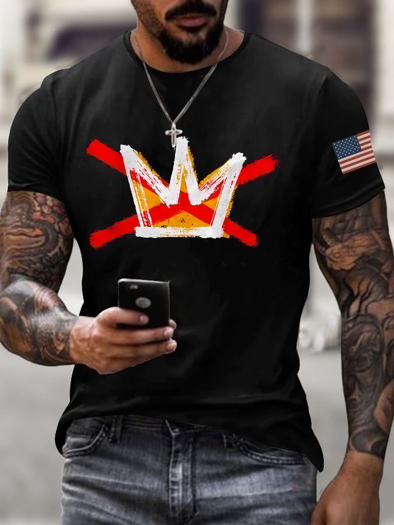 Men's Casual Reject King T-Shirt