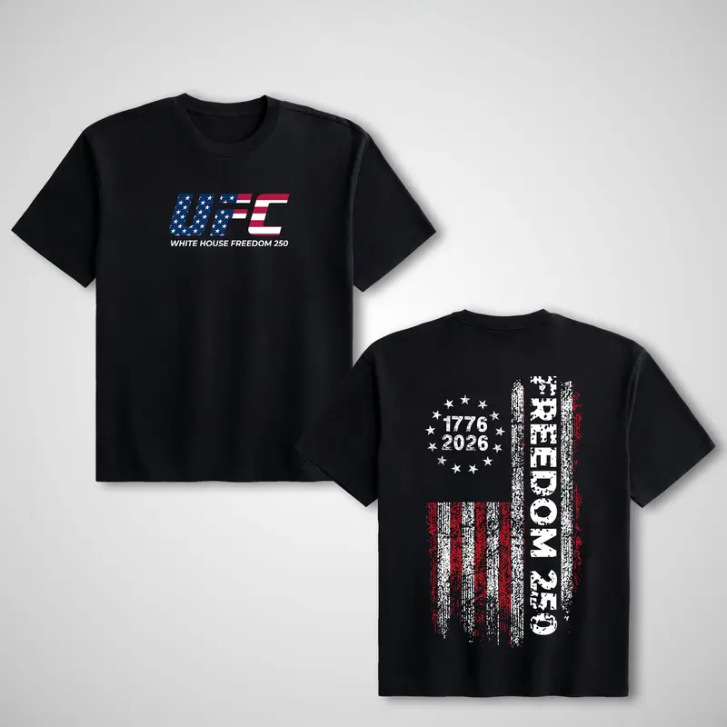 Unisex UFC Freedom 250 Heat-Printed T-shirt