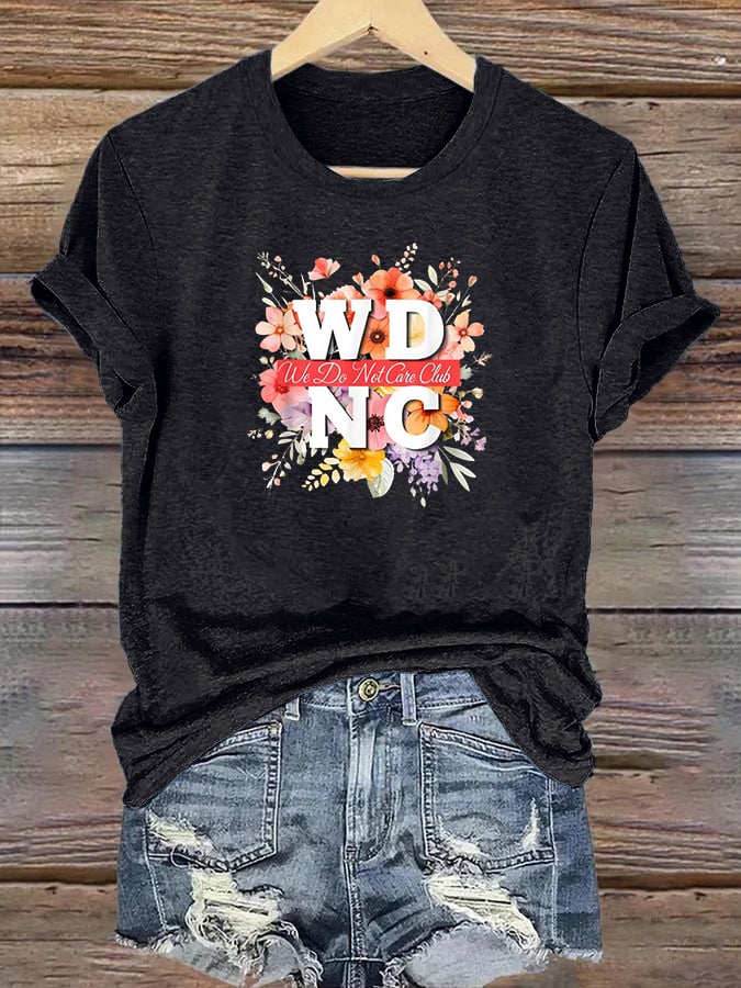 Women's  Retro Funny Proud Member Of Club Menopause Perimenopause Print T-Shirt