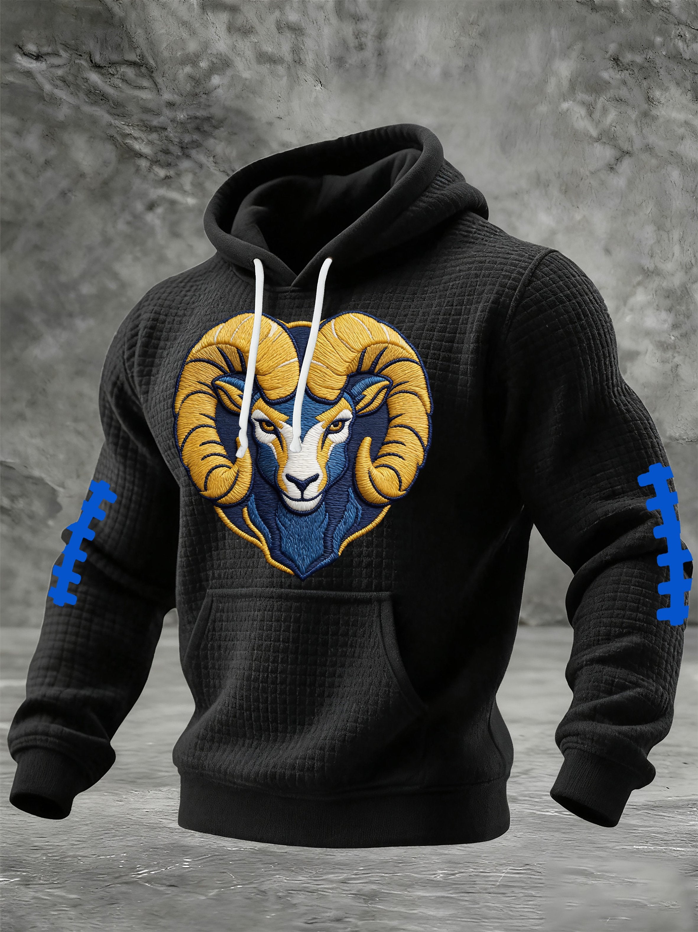 Men's Rugby Print Sweatshirt