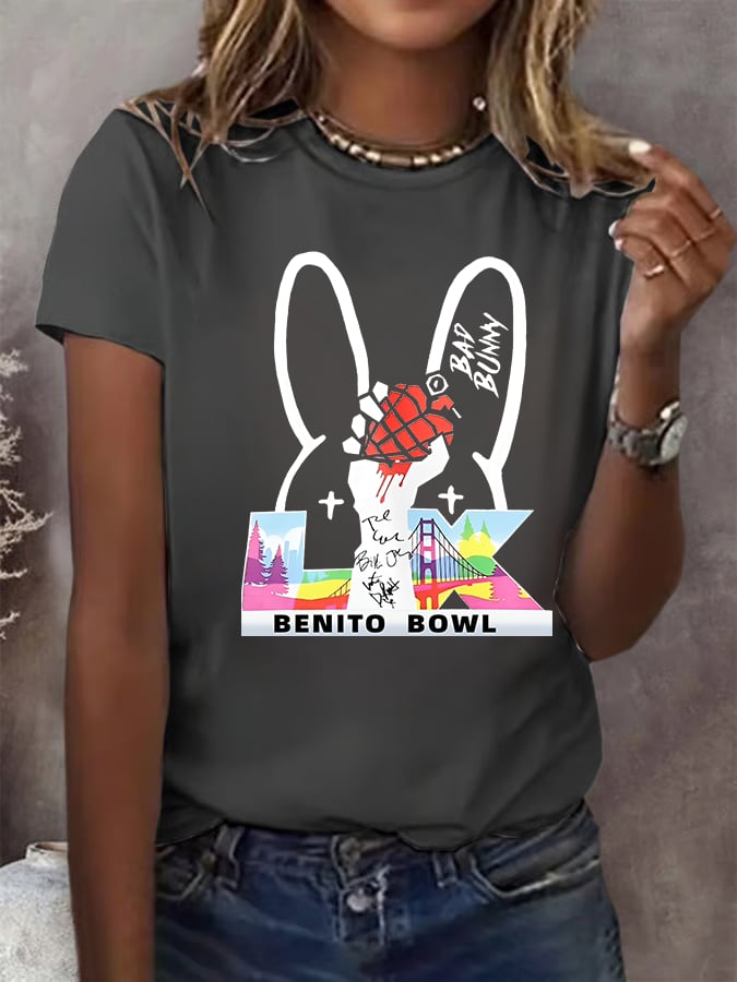 Women's  Opening And Halftime Shows Print Casual T-shirt