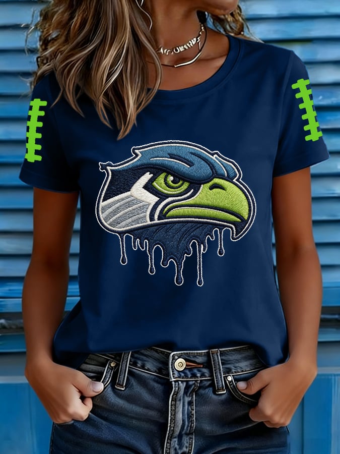 Women's Football Print T-shirt