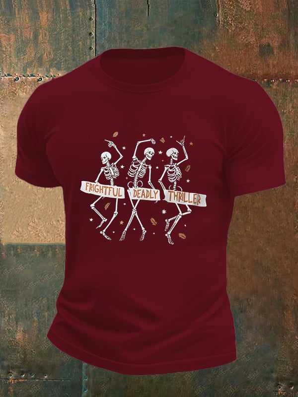 Men's   Skeleton FDT Print T-Shirt