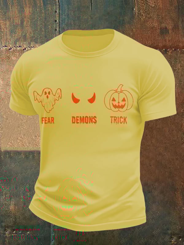Men's Halloween FDT Print  T-Shirt