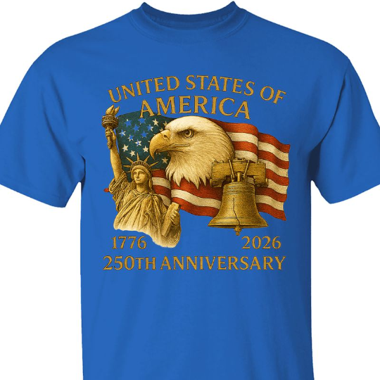 Men's 250 Years Anniversary USA Shirt