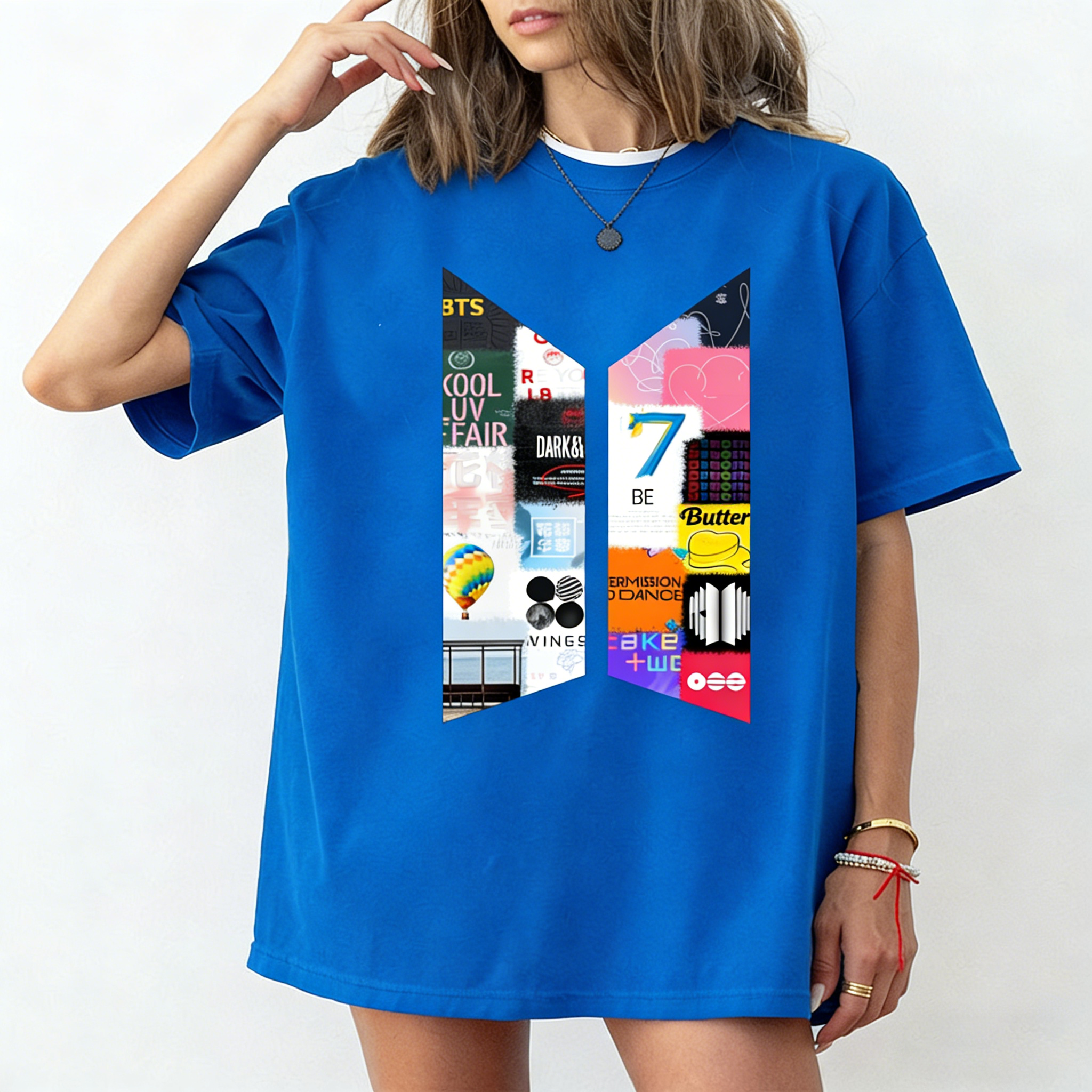 Women's BTS album logo T-shirt