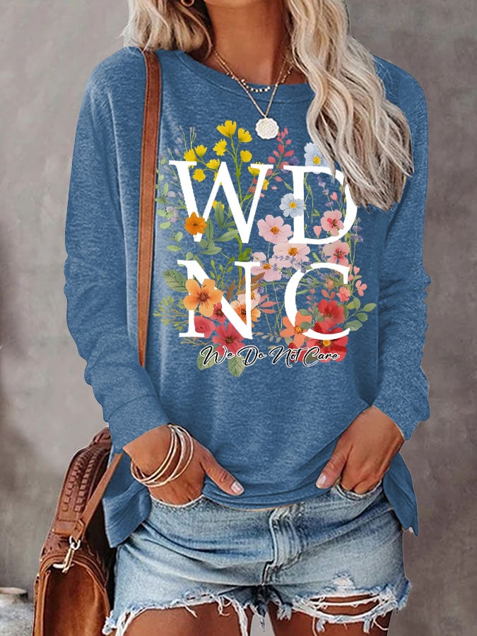 Retro Funny WDNC Club Menopause Perimenopause Print T-Shirt