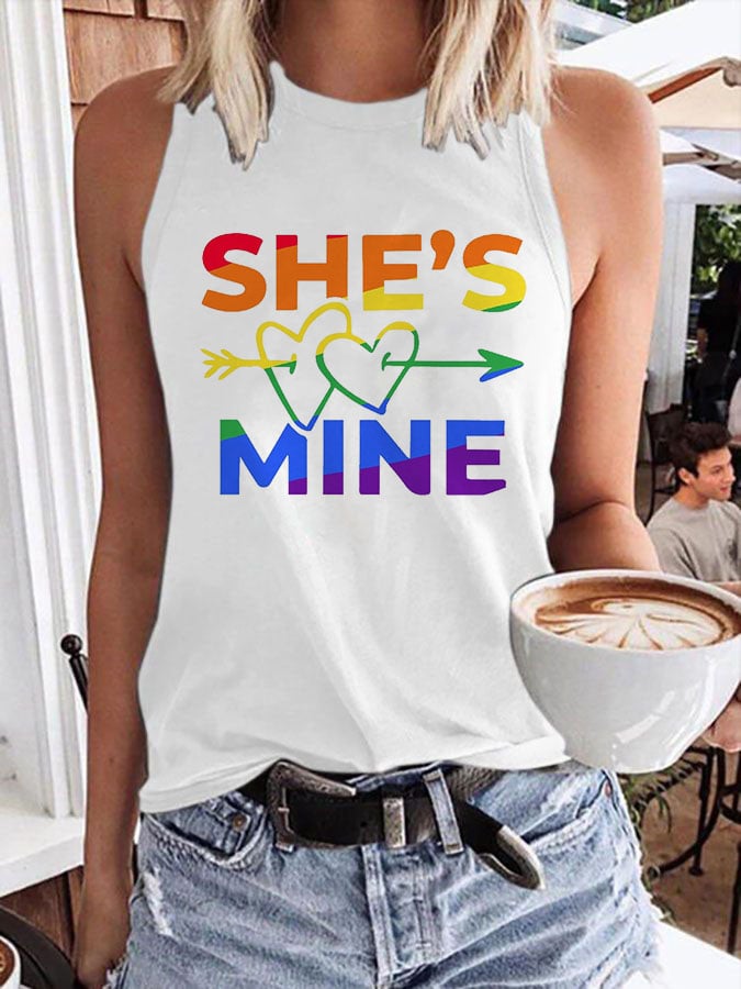 Women's She's Mine Print Tank Top