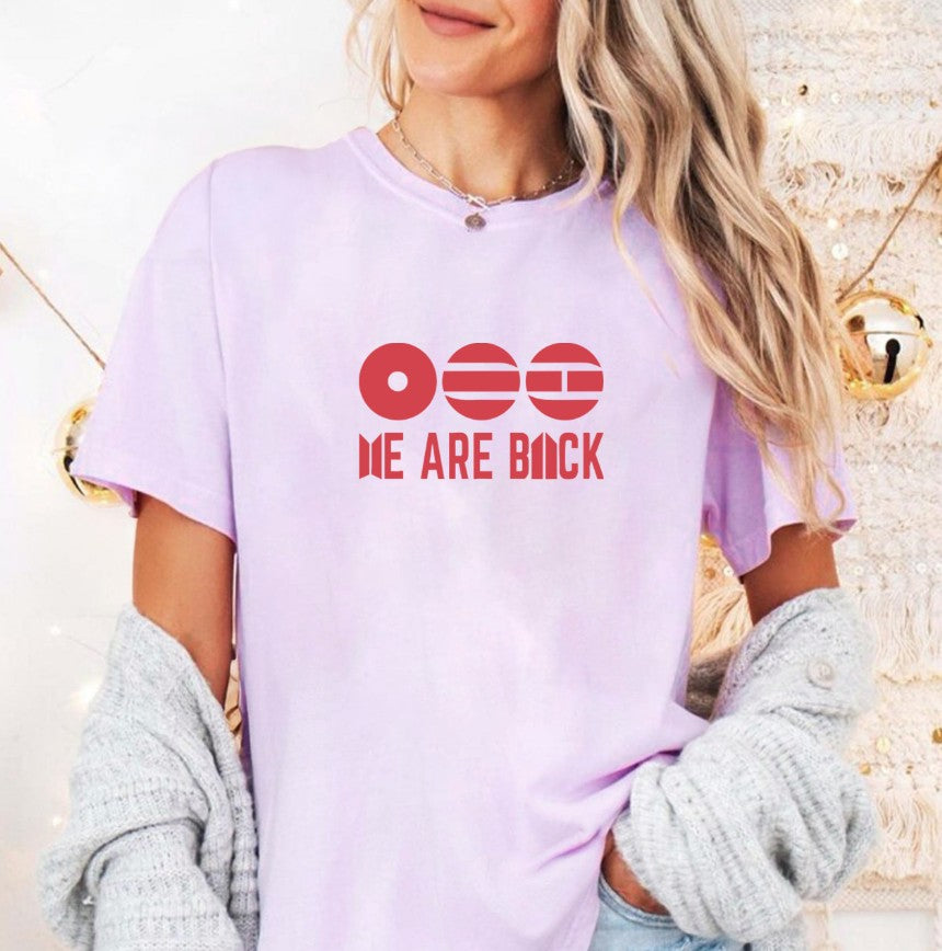 BTS We Are Back 2026 Tour Date T-Shirt
