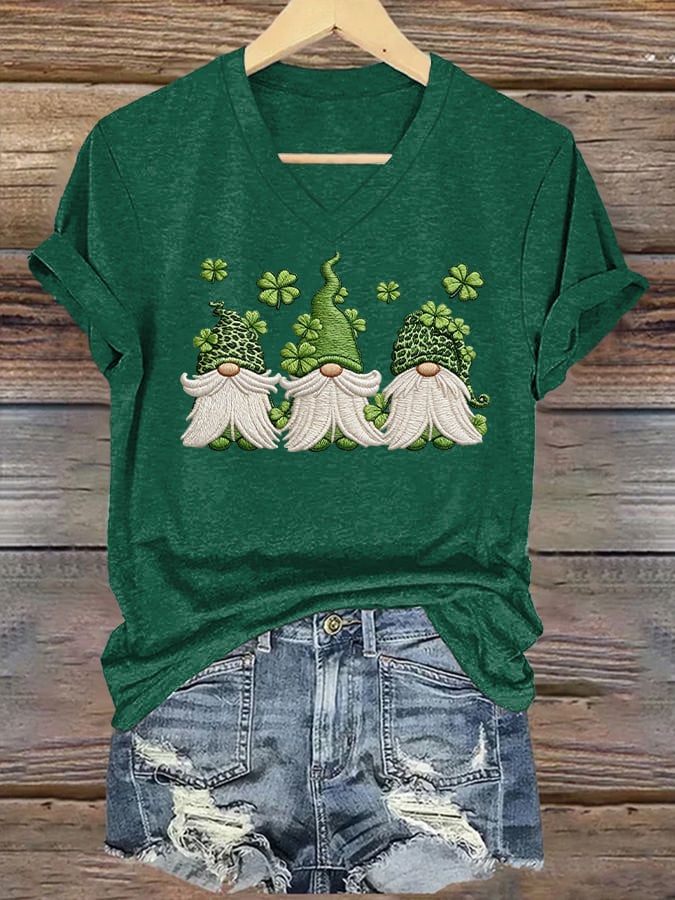 Women's casual St. Patrick's Day T-shirt