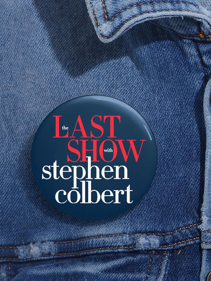 Unisex Retro Last Show Pin-Back Button