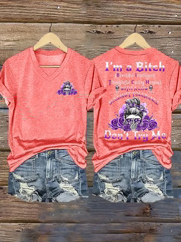 Women's  Don't Try Me  T-Shirt