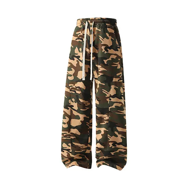 ❄️🖤 Unisex Fleece-Lined Casual Pants – Oversized Loose-Fit Drawstring Trousers 🔥✨👖