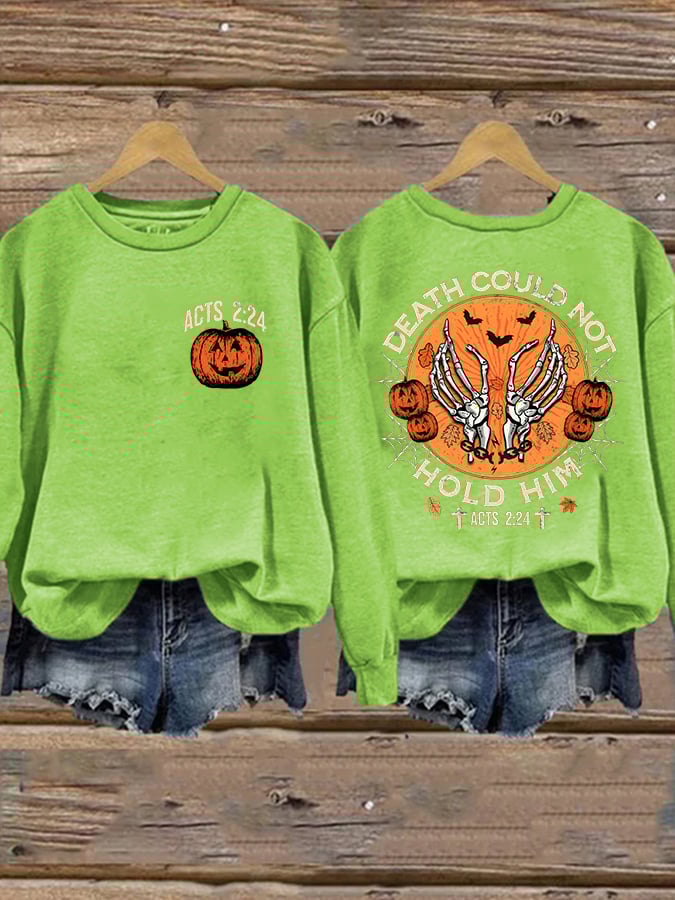 Women'S Casual Faith Print Sweatshirt