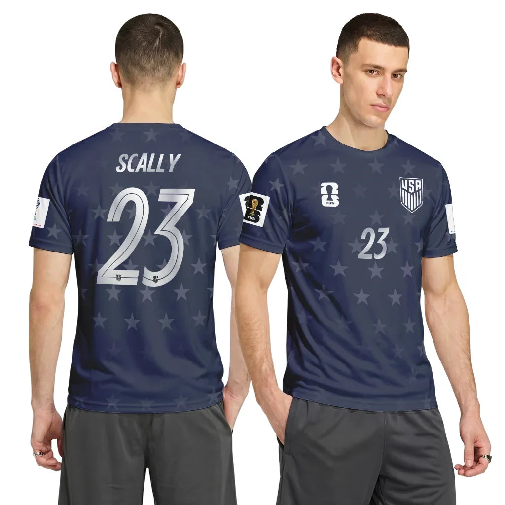 Scally 23 2026 World Cup USA Away AOP T-Shirt