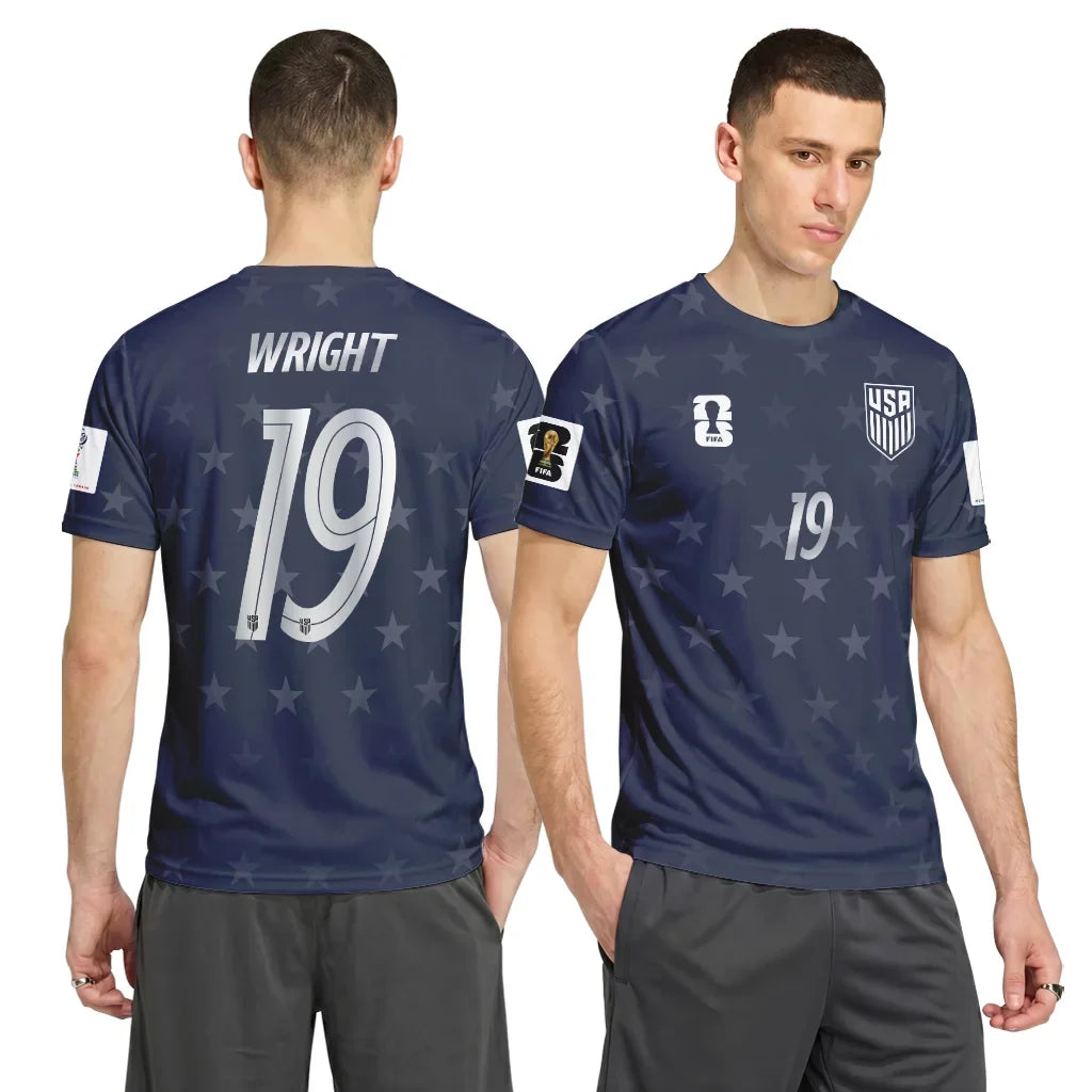 Wright 19 AOP T-Shirt 2026 World Cup USA Away