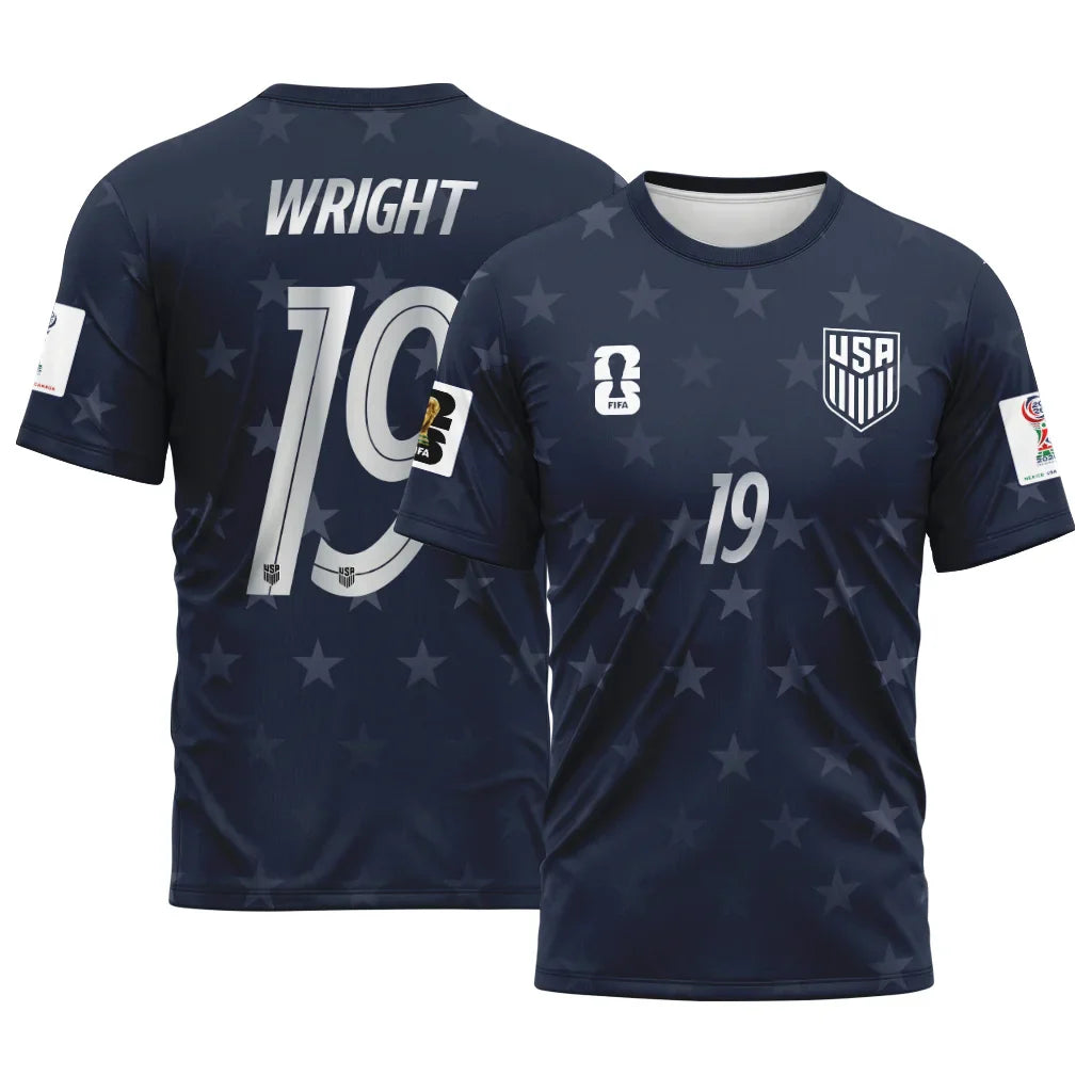 Wright 19 AOP T-Shirt 2026 World Cup USA Away