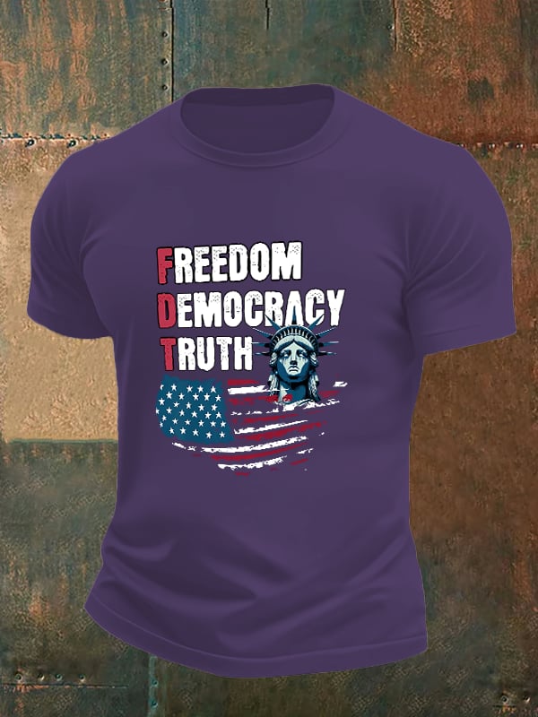 Men's FDT Printed Casual T-Shirt