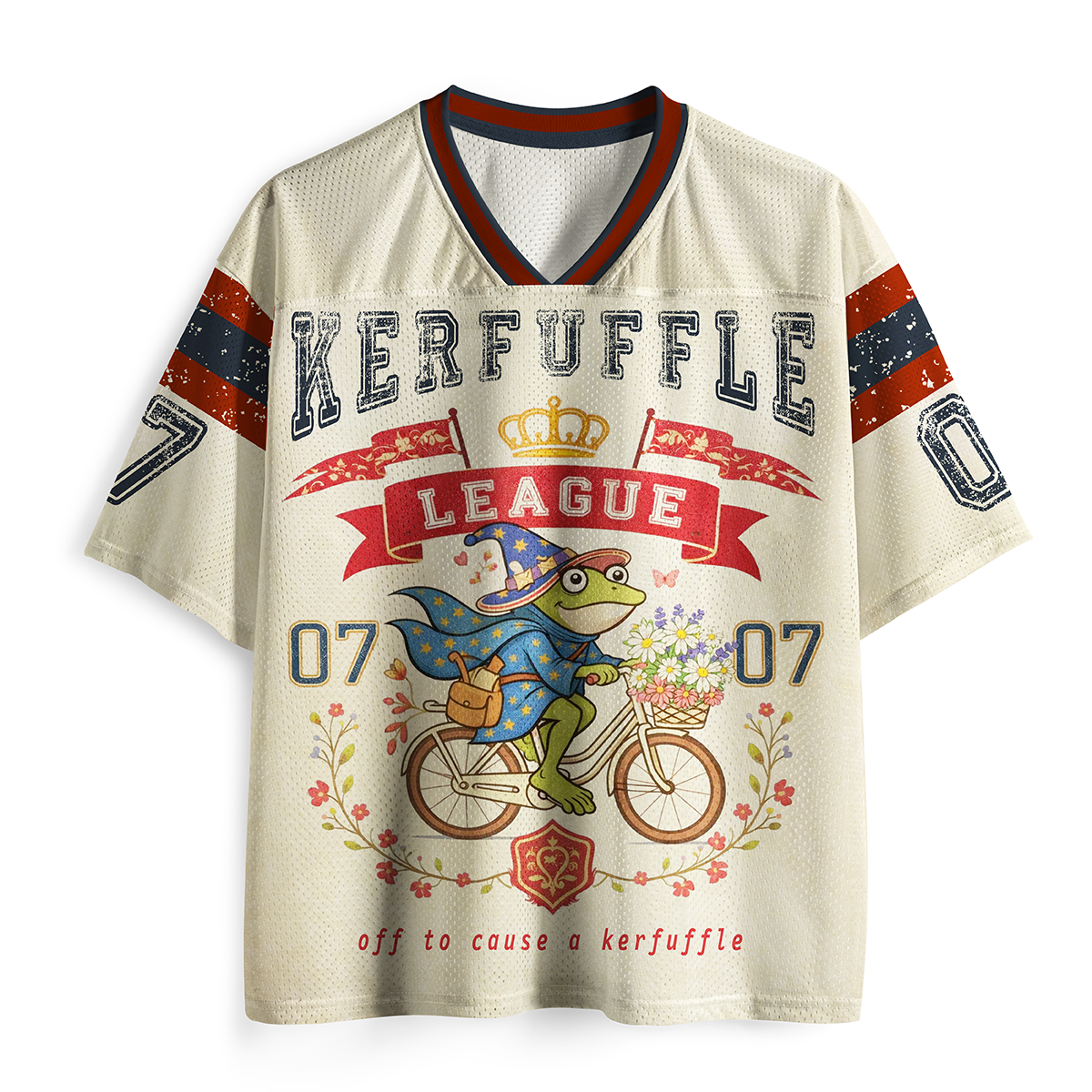 Vintage Off To Cause A Kerfuffle Mesh Jersey