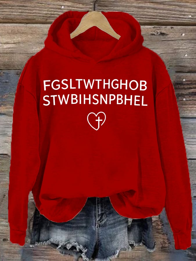 Women's  FGSLTWTHGHOB STWBIHSNPBHEL Printed Hoodie