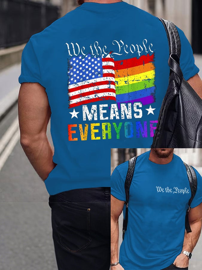 Men's Pride Month We The People Print T-Shirt
