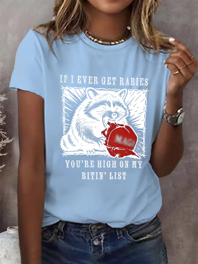 Women's FDT Printed Casual T-Shirt