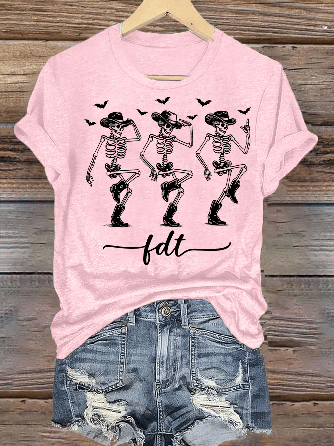 Women's Cowboy Skull T-Shirt