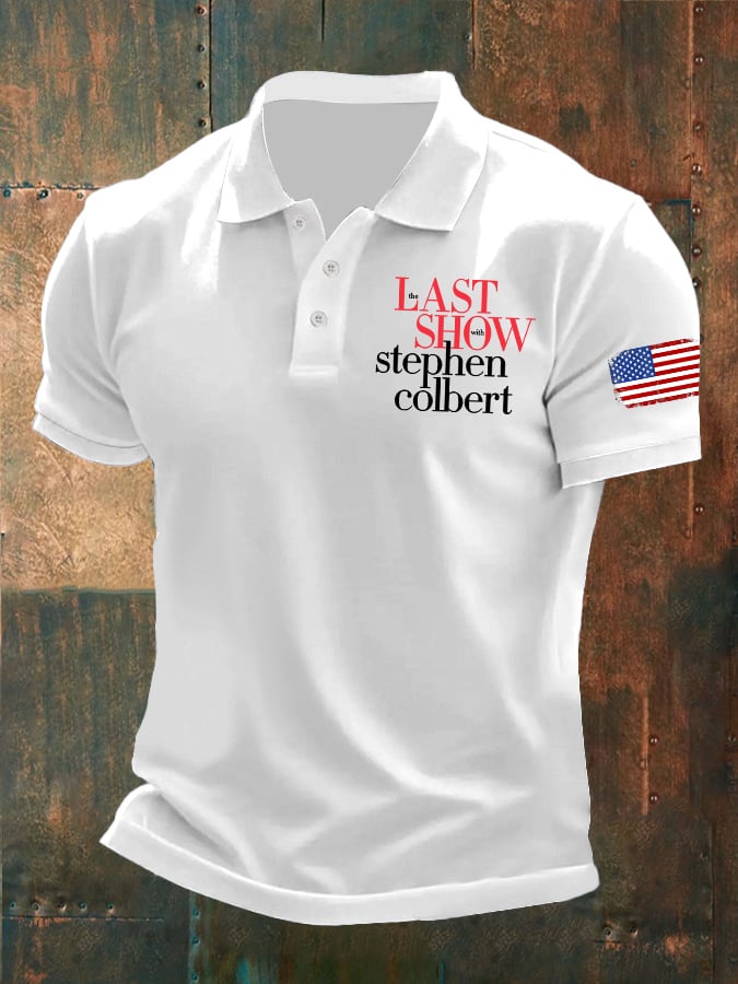 Men's Last Show Printed Polo Shirt