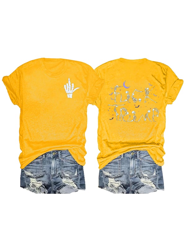 Women's Halloween FDT Printed T-shirt