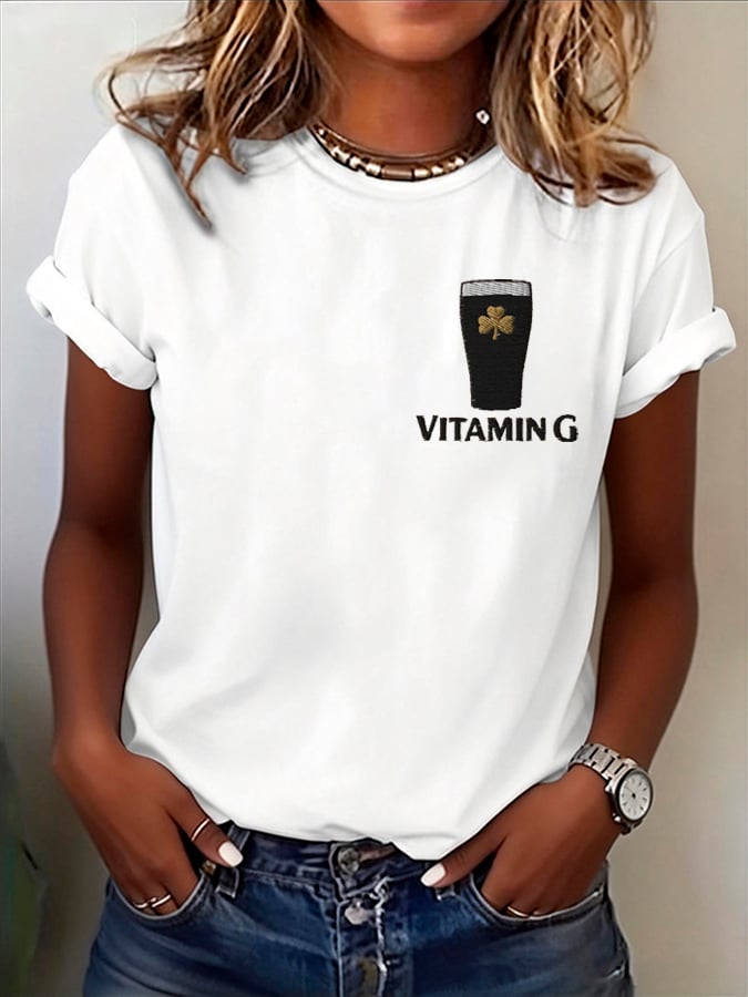 Women's Vitamin G St. Patrick's Day Print T-shirt