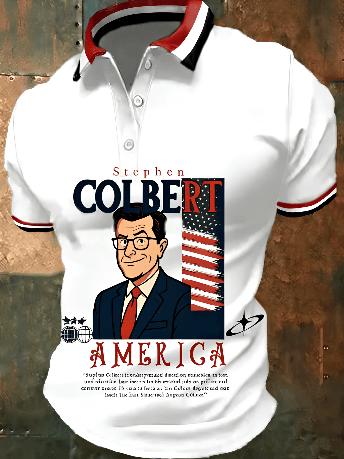 Men's Last Show Print Polo Shirt