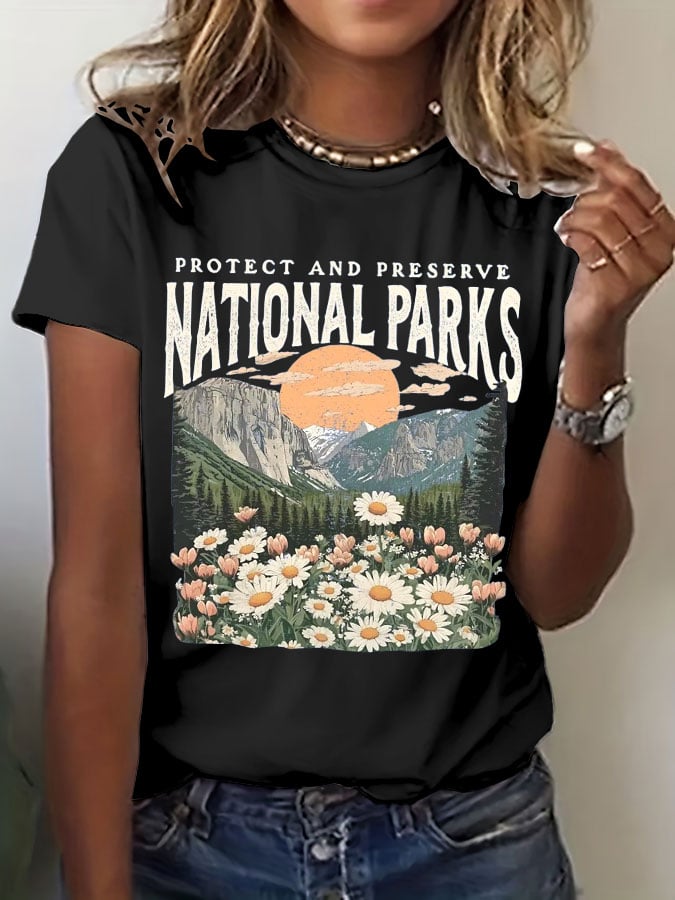 Women's National Parks Print T-shirt