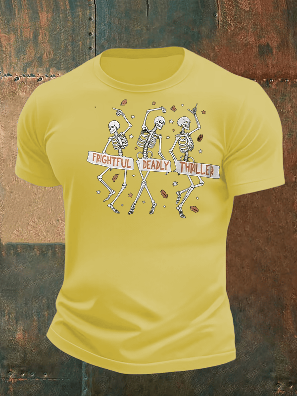 Men's   Skeleton FDT Print T-Shirt