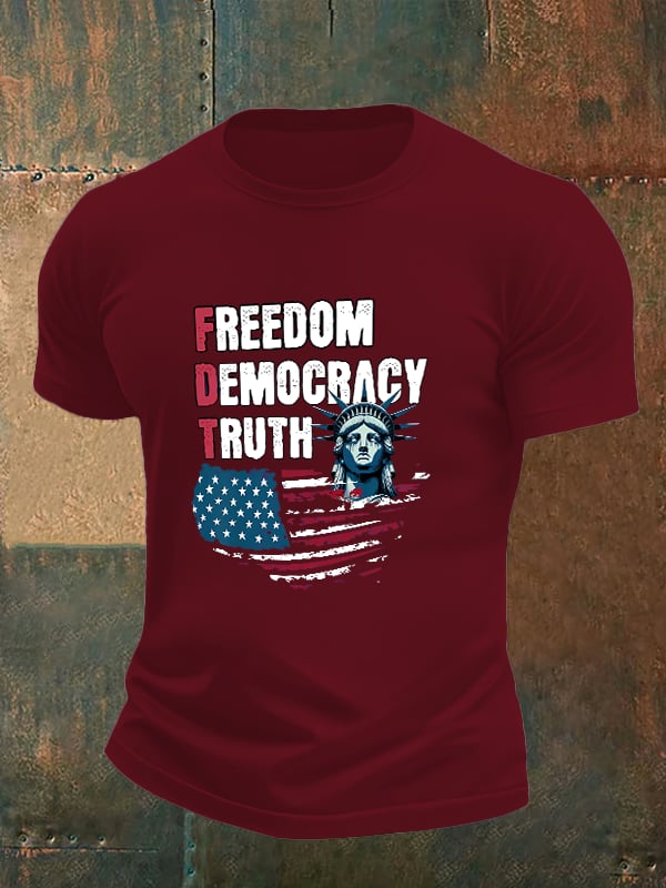 Men's FDT Printed Casual T-Shirt