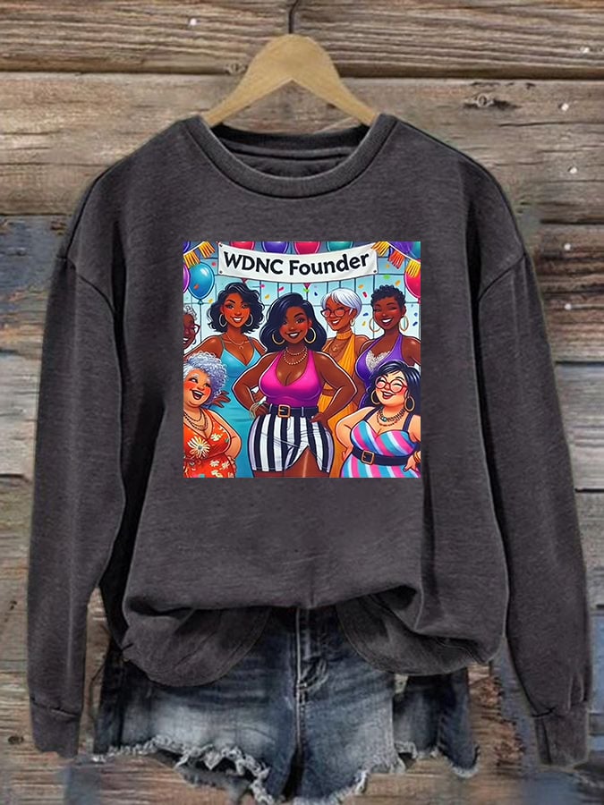 Women's  Retro Funny Proud Member Of Club We Do Not Care Menopause Perimenopause Print  Sweatshirt