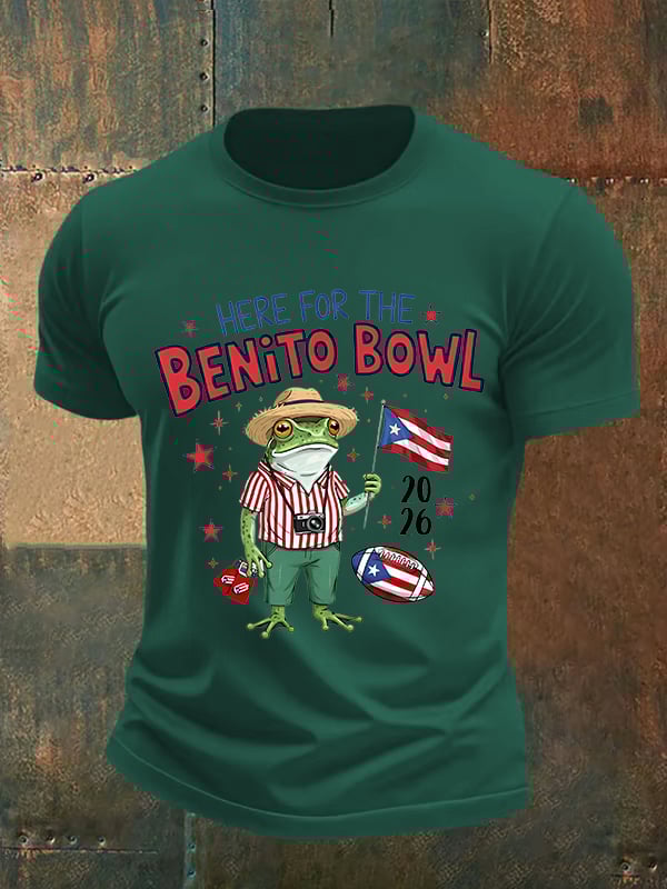 Men's  Benito Bowl Puerto Rico Football T-Shirt