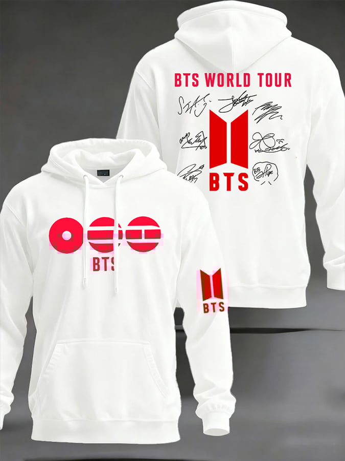 Men'S 2026 Bts Comeback Printed Hoodie